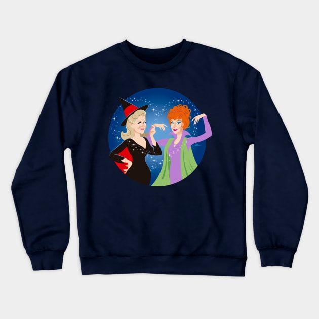 Witches Crewneck Sweatshirt by AlejandroMogolloArt